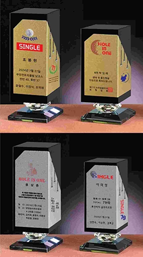 YSG2001-블랙통크리스탈 메탈트로피-대,중,소